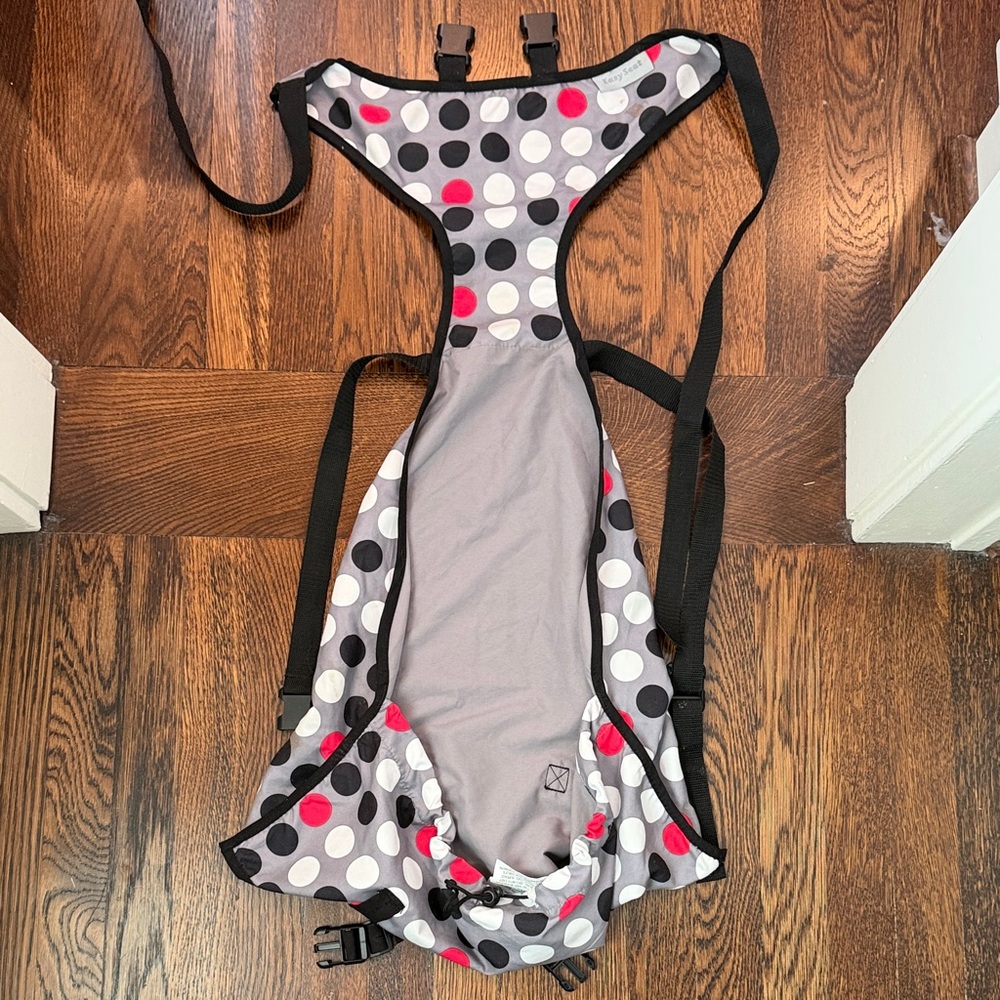 Gray and Polka Dot Crossbody Pet Carrier Bags - Picture 5 of 8